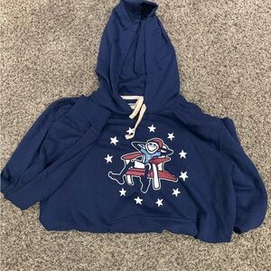 Life Is Good Navy Blue Hoodie with Graphic